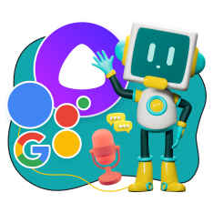 Голосовой помощник Алиса - КИБЕРшкола программирования для детей, компьютерные курсы для школьников, начинающих и подростков - KIBERone г. Самара